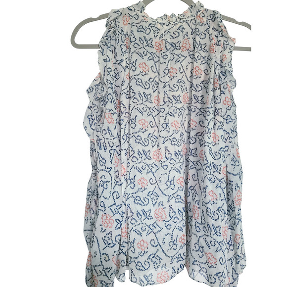 Ulla Johnson Dunia Silk Cold Shoulder Blouse Size 0 - Picture 8 of 10